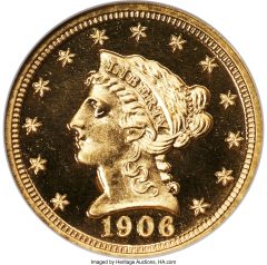 1906 Two and a Half, PR67 Cameo