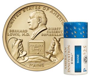 Roll of 2024-P American Innovation Dollars for Maine
