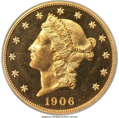 1906 Liberty Double Eagle, PR65