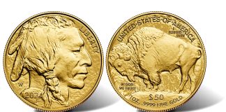 U.S. Mint Offers 2024-W $50 Proof American Buffalo Gold Coin Images of 2024-W $50 Proof American Buffalo Gold Coin