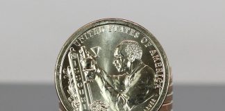 US Mint Sales: Missouri Innovation Dollar Nears 721,000 in Start CoinNews photo stack of American Innovation Dollars for Missouri