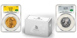 WitterBrick Launching with Handpicked, CACG-Certified U.S. Coins WiiterBrick box with CAC-certified coins