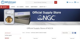 Whitman Named Official Supply Store for NGC and PMG Landing page of Official NGC Store on Whitman.com.