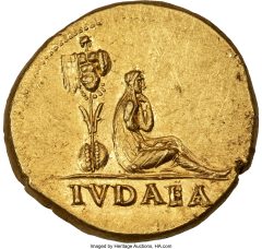 Vespasian (AD 69-79). AV aureus (19mm, 7.40 gm, 6h). NGC MS 5_5 – 2_5, brushed