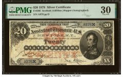 Fr. 305 $20 1878 Silver Certificate PMG Very Fine 30
