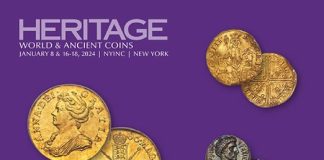 Heritage Honored by NLG for Excellence in Software, Podcasts, and Catalogs Platinum Session: World & Ancient Coins won Best World Coins Auction Catalog