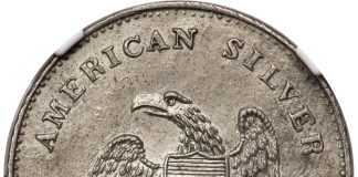 Robert Schuman’s Hard Times Tokens Collection Tops $1.1 Million at Heritage 1837 American Silver 25 Cents, Low-50