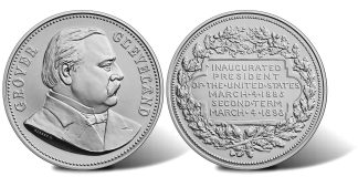 U.S. Mint Releases Grover Cleveland Presidential Silver Medal Grover Cleveland Presidential Silver Medal