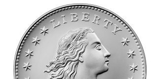 Flowing Hair Silver Medal Launches on 230th Anniversary of First U.S. Dollar US Mint image 2024 Flowing Hair Silver Medal with 230 Privy Mark