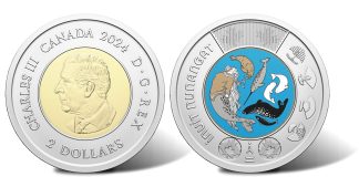 2024 $2 Inuit Nunangat Commemorative Coins Released into Circulation 2024 $2 Inuit Nunangat Commemorative Circulation Colour Coin