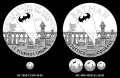 2025 Batman Comic Art Coin and Medal Reverse Candidate Designs 01