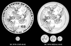 2025 Wonder Woman Comic Art Coin and Medal Reverse Candidate Designs 02