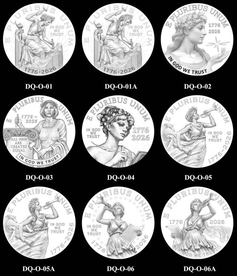 2026 Declaration of Independence Quarter Designs