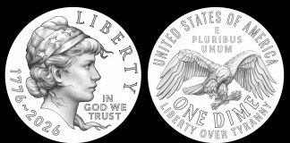 2026 Semiquincentennial Dime Designs Recommended Recommended Designs 2026 Semiquincentennial Dime