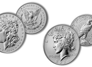 2024 Reverse Proof Morgan & Peace Silver Dollars Launch US Mint images 2024-S Reverse Proof Morgan and Peace Silver Dollars