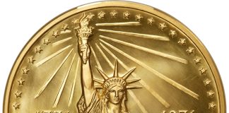 Heritage’s Dec. 12-15 U.S. Coins Auction Tops $5.6 Million 1976 National Bicentennial Medal MS65 NGC