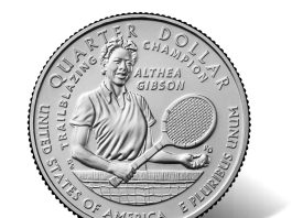 2025 Althea Gibson Quarter Enters Circulation, Final in American Women Series 2025 Althea Gibson quarter image