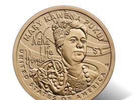 First Look at 2025 Mary Kawena Pukui Native American $1 Coin 2025 Mary Kawena Pukui Native American Dollar