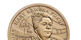 First Look at 2025 Mary Kawena Pukui Native American $1 Coin 2025 Mary Kawena Pukui Native American Dollar