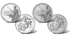 2025 U.S. Marine Corps 250th Anniversary Half Dollars – Proof (S) and Uncirculated(D)