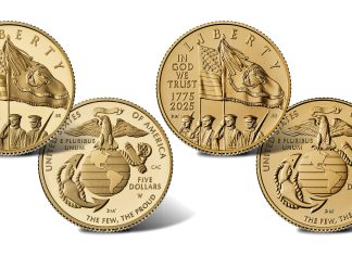 Final Day for 2025 Marine Corps Commemorative Coins 2025-W U.S. Marine Corps 250th Anniversary Gold Coins - Proof and Uncirculated