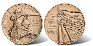 U.S. Army Bronze Medal Available for $20 U.S. Army Bronze Medal – Obverse and Reverse