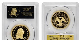 U.S. Mint’s Privy Mark Flowing Hair Gold Coins Realize $8.23 Million in Stack’s Bowers Auction Very First 2024 Flowing Hair High Relief Gold Coin Struck