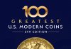 “Modern Makeover” Unveiled in the Fifth Edition of 100 Greatest U.S. Modern Coins 100G-Mod-US-Coins 5th_Coins_5th_6x9 Cover flat