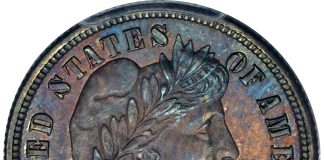 Heritage’s January FUN Auctions Top $78 Million, Including $65.4 Million in U.S. Coins Sales 1894-S Barber Dime, Branch Mint PR66