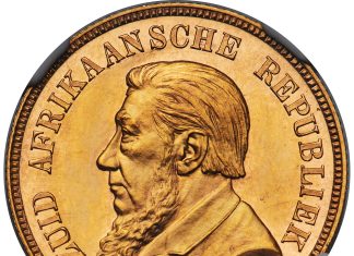 Heritage’s NYINC World Coins Auctions Top $26.5 Million, Led by 1898 Republic Gold ‘9’ Pond Republic gold "9" Pond 1898 MS63 Prooflike NGC