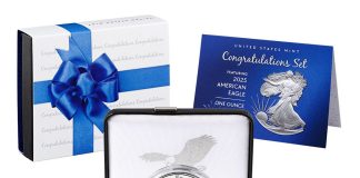 U.S. Mint Launches 2025 Congratulations Set Featuring Proof Silver Eagle US Mint product image 2025 Congratulations Set