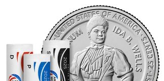 Ida B. Wells Quarters Available in U.S. Mint Rolls and Bags US Mint image 2025 P D S Ida B. Wells quarter and rolls