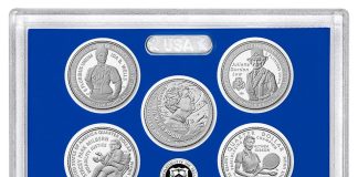 U.S. Mint Releases 2025 American Women Quarters Proof Set US Mint image 2025 proof quarters in lens