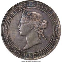 Victoria Proof Dollar 1866 PR63 NGC