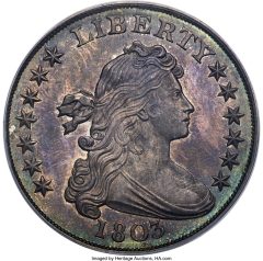 1803 Proof Dollar or Novodel, PR66