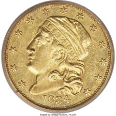 1834 BD-1 Quarter Eagle, MS61