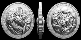 Royal Canadian Mint Earns Dual Honors at 2025 Mint Directors Conference 2024 $50 Fine Silver Coin - Year of the Dragon