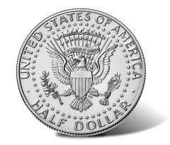 2025 Kennedy Half Dollar (reverse)