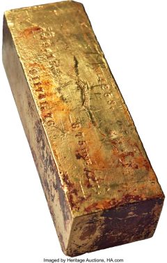 Justh & Hunter Gold Ingot, 649.15 Ounces