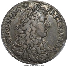 Louis XIV 15 Sols (1 4 Ecu) 1670-A XF40