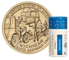 Roll of 2024-P American Innovation Dollars for Michigan