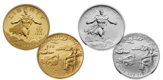 It’s Superman! U.S. Mint Launches Gold Coin and Silver Medals Today US Mint images 2025 Superman Gold Coin and Silver Medals