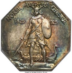 1925 Medal Norse, Thin Planchet, MS66 PCGS. CAC