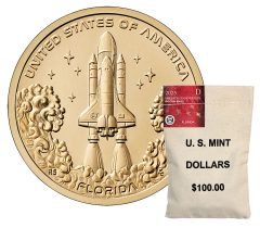 Bag of 2024-D American Innovation Dollars for Florida