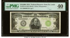 Fr. 2231-H $10,000 1934 Federal Reserve Note. PMG Extremely Fine 40