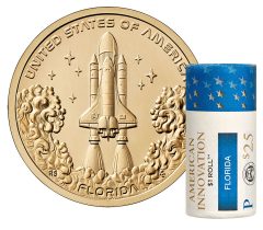 Roll of 2024-P American Innovation Dollars for Florida