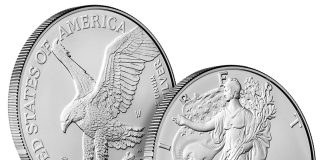 US Mint Sales: 2025-W Uncirculated Silver Eagle Debuts with 83,941 Sold US Mint product image 2025-W Uncirculated American Silver Eagle - obverse and reverse