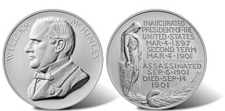 U.S. Mint Releases William McKinley Presidential Silver Medal William McKinley Presidential Silver Medal