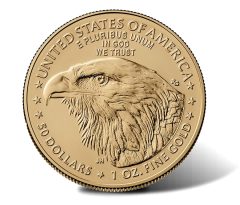 2025-W $50 Uncirculated American Gold Eagle - Reverse