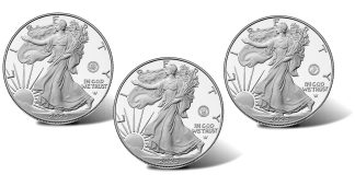 U.S. Mint Sets Price for 2025 Silver Eagles With Army, Navy, and Marine Corps Privy Marks 250th Anniversary Military 2025 Proof American Silver Eagles with privy marks